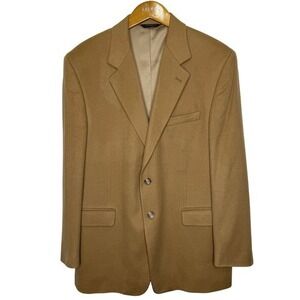 Joseph & Lyman For Bloomingdales Cashmere Blazer Mens 42R Tan